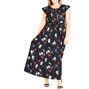 Spring Garden Maxi Dress